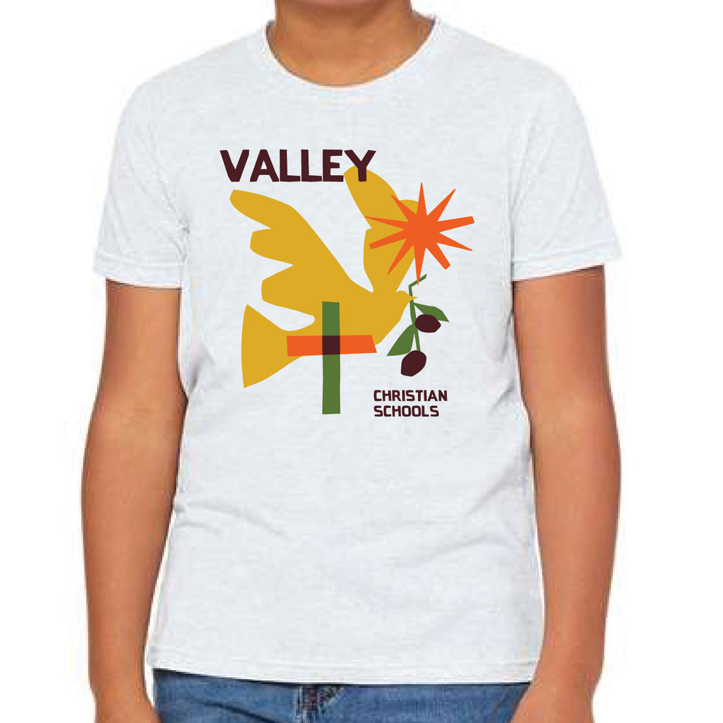 Collage Youth T-Shirt Ash Grey