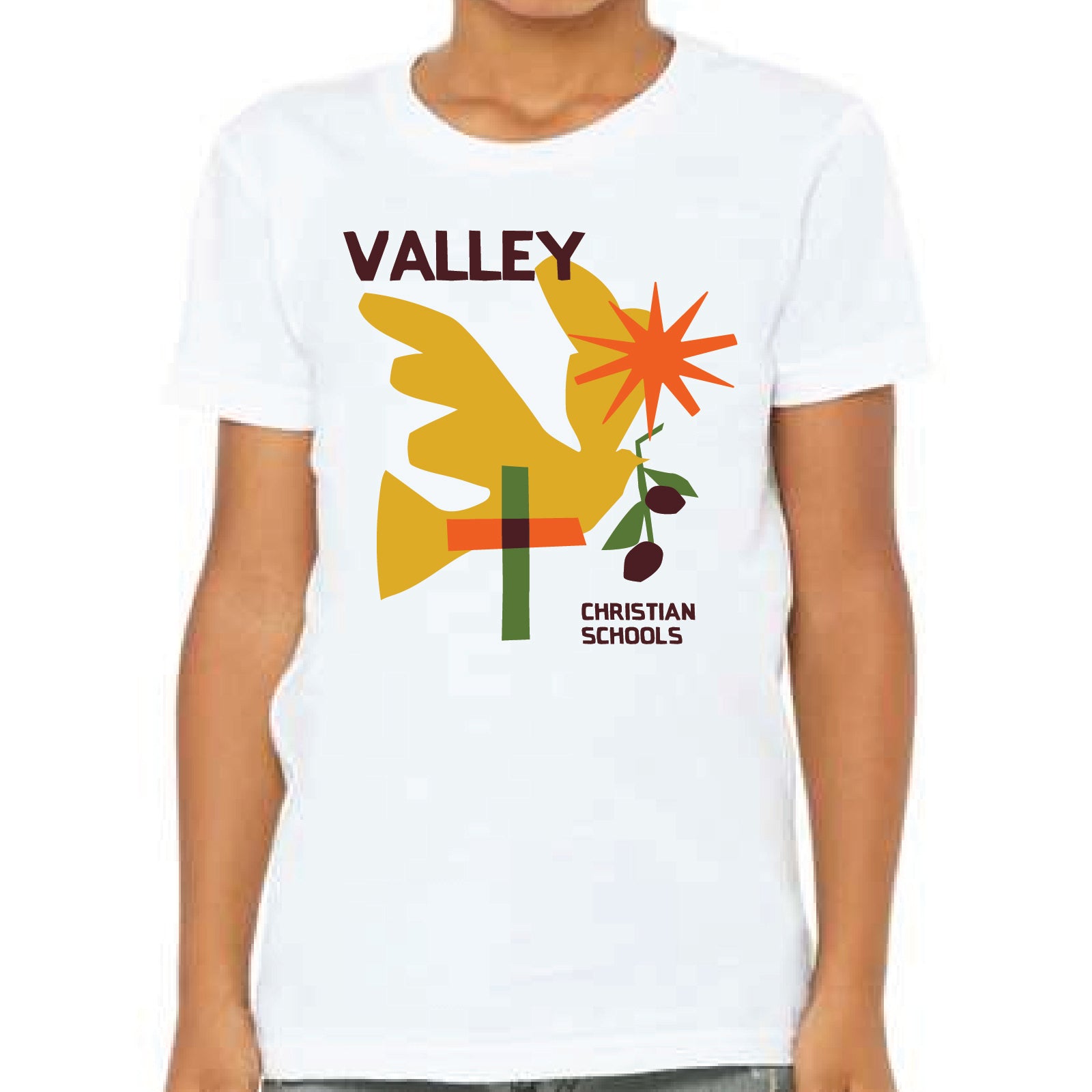 Collage Youth T-Shirt White