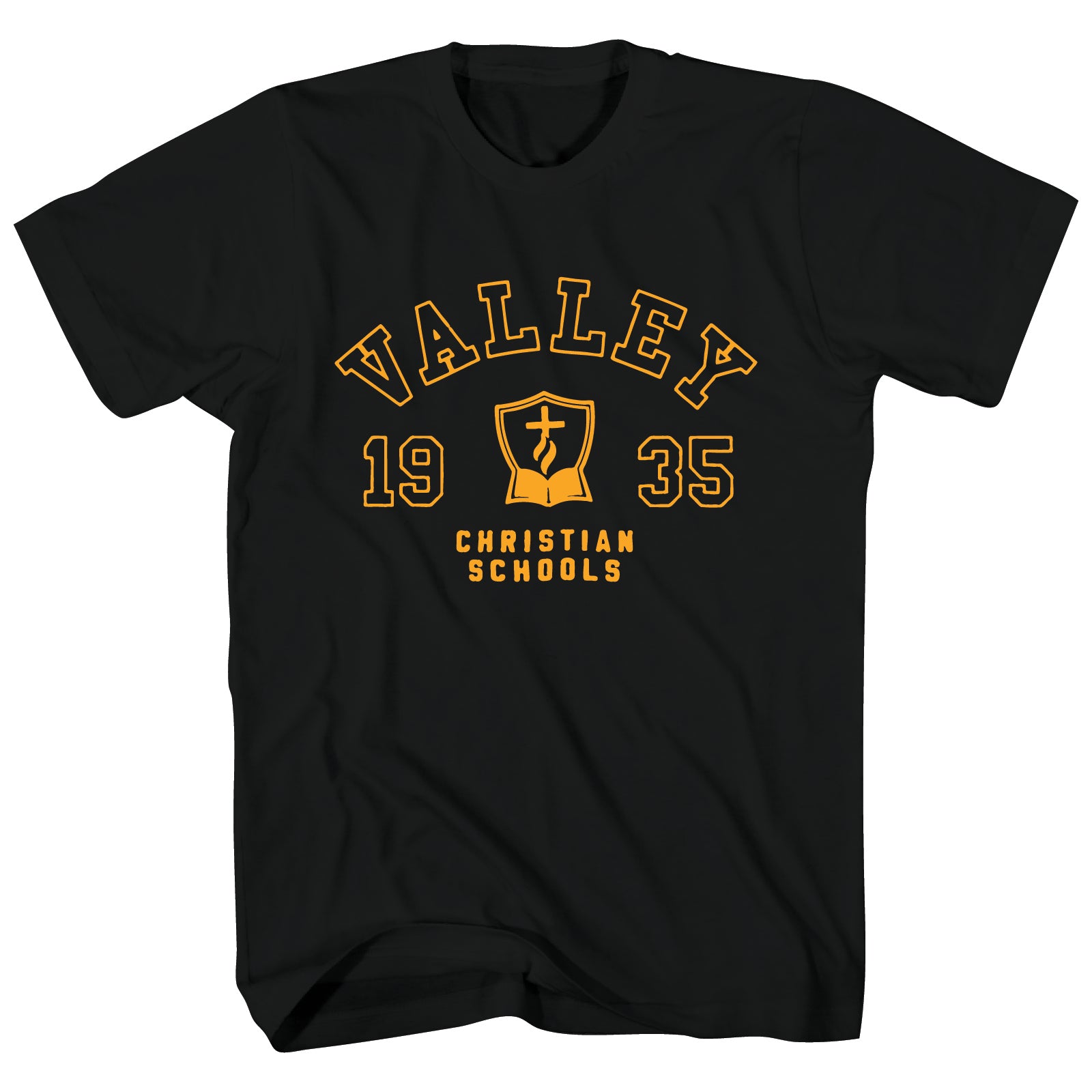 Crest Youth T-Shirt Black