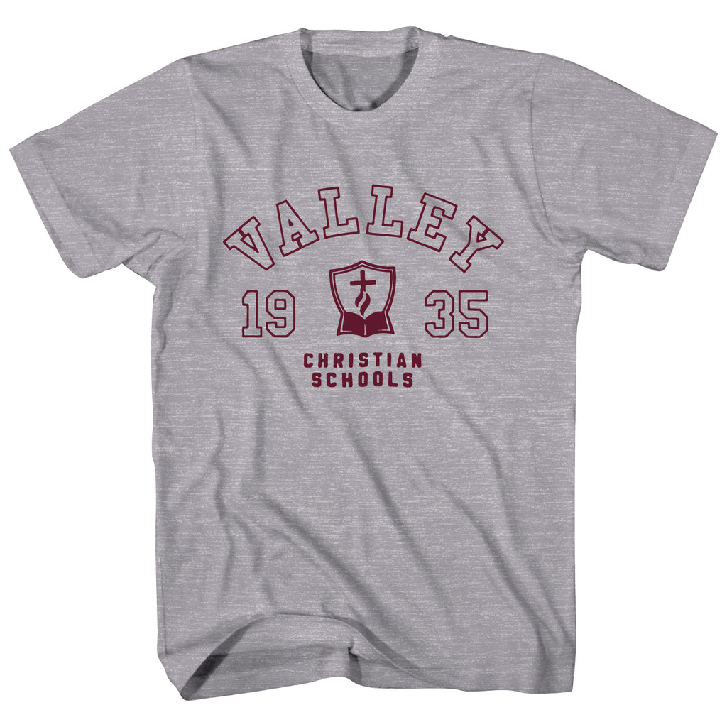 Crest Youth T-Shirt Heather Grey
