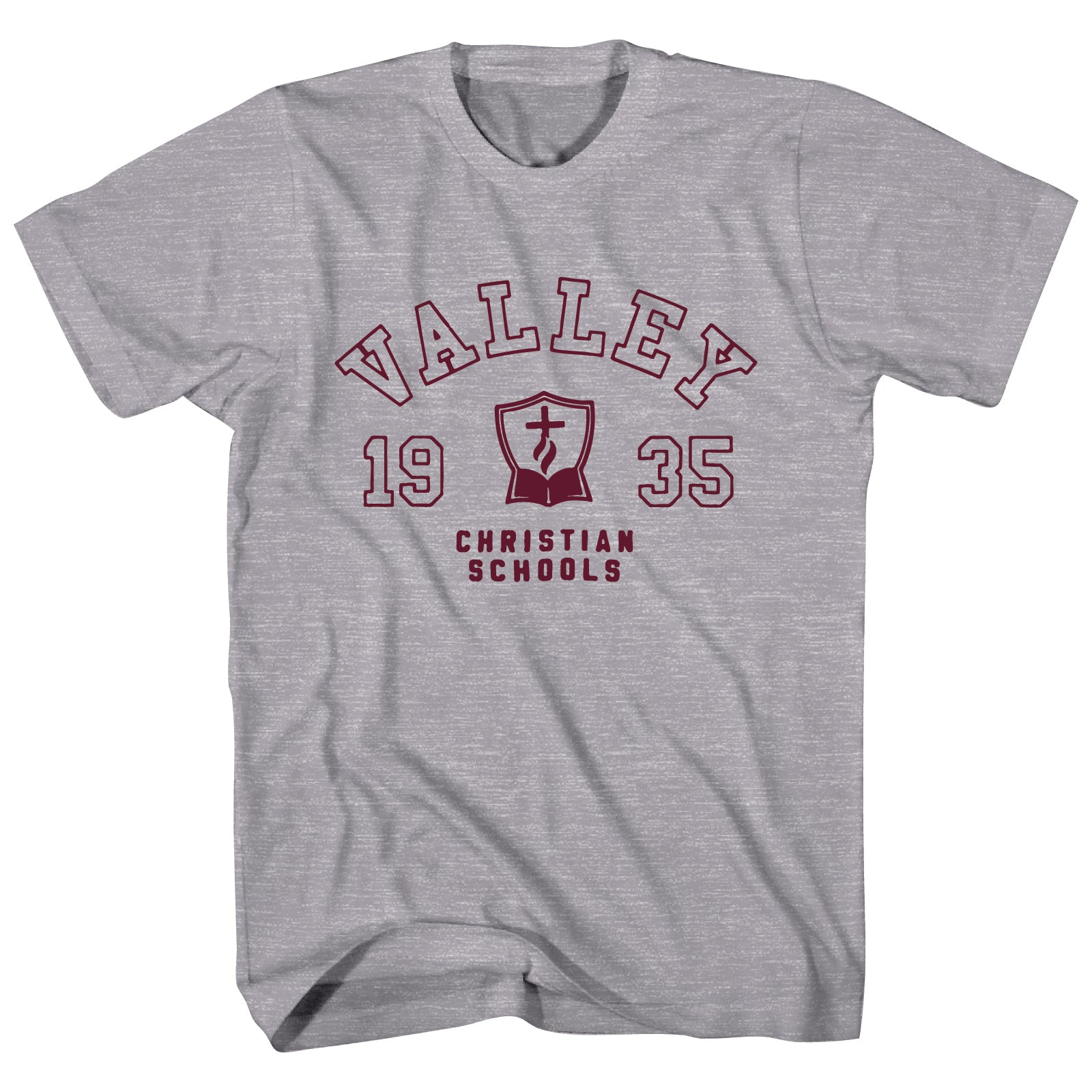 Crest Youth T-Shirt Heather Grey
