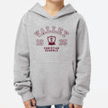 Crest Youth Hoodie Heather Grey