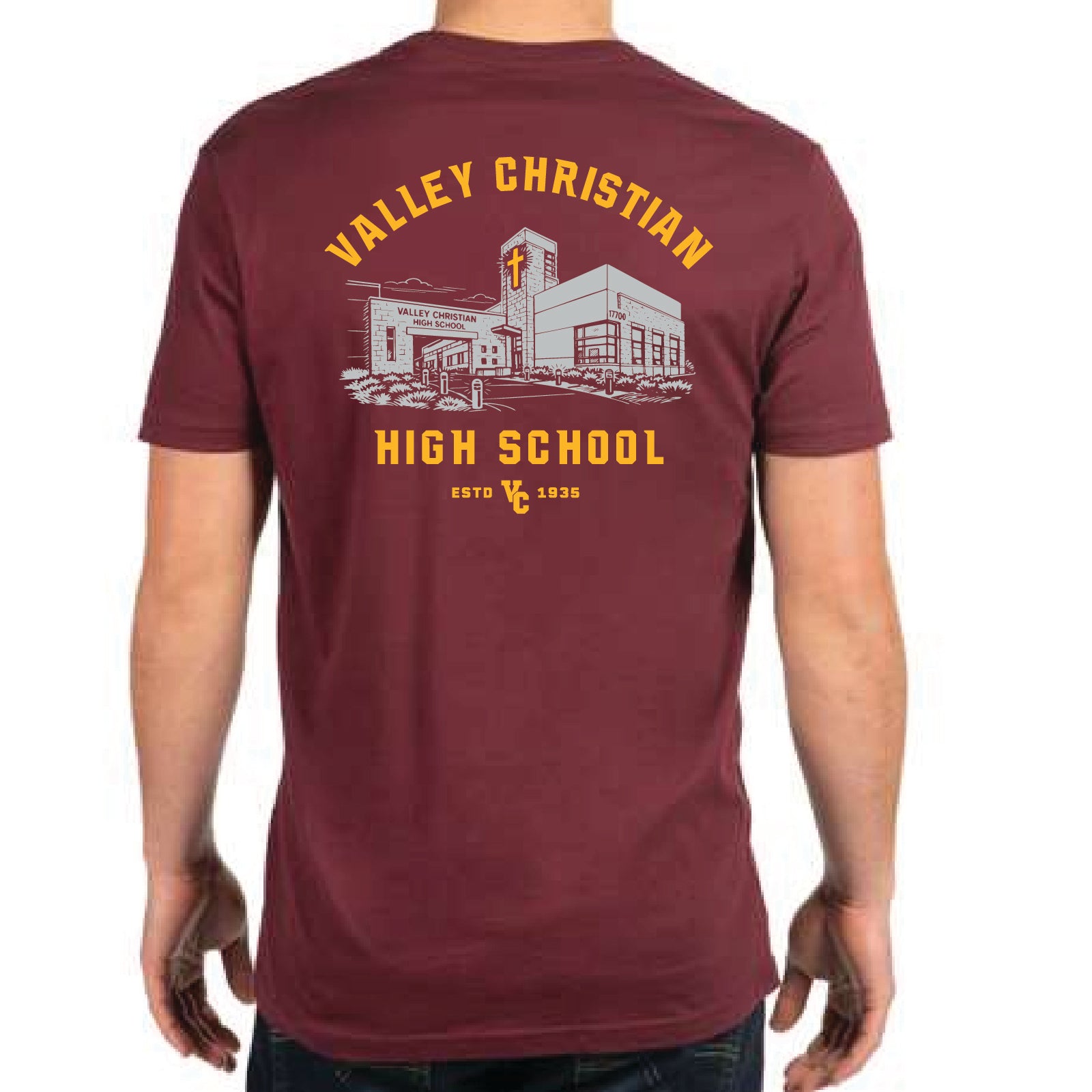 Location Adult T-Shirt Maroon