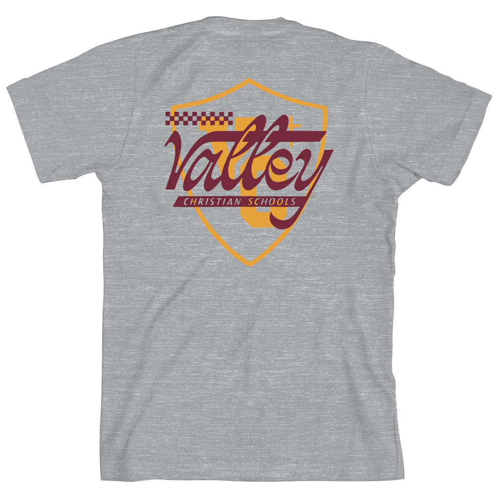 Script Youth T-Shirt Heather Grey