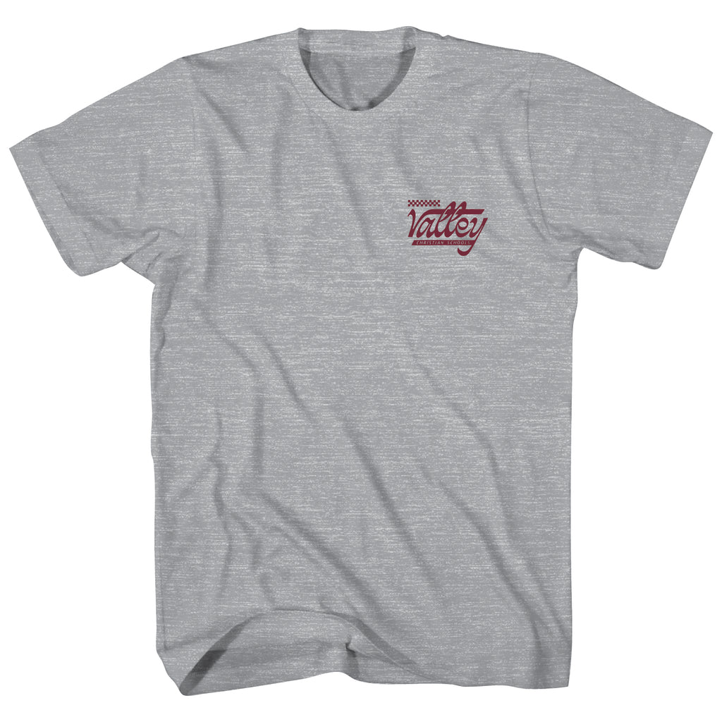 Script Youth T-Shirt Heather Grey