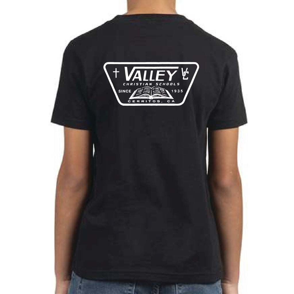 Valley Shield Youth T-Shirt Black