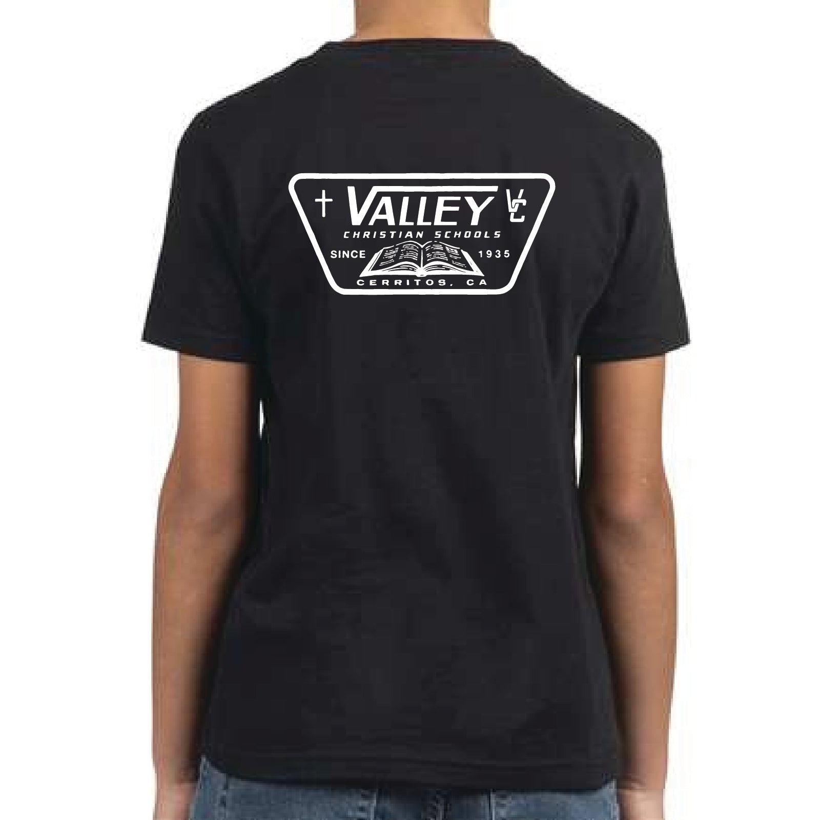 Valley Shield Youth T-Shirt Black