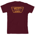Valley Shield Youth T-Shirt Maroon