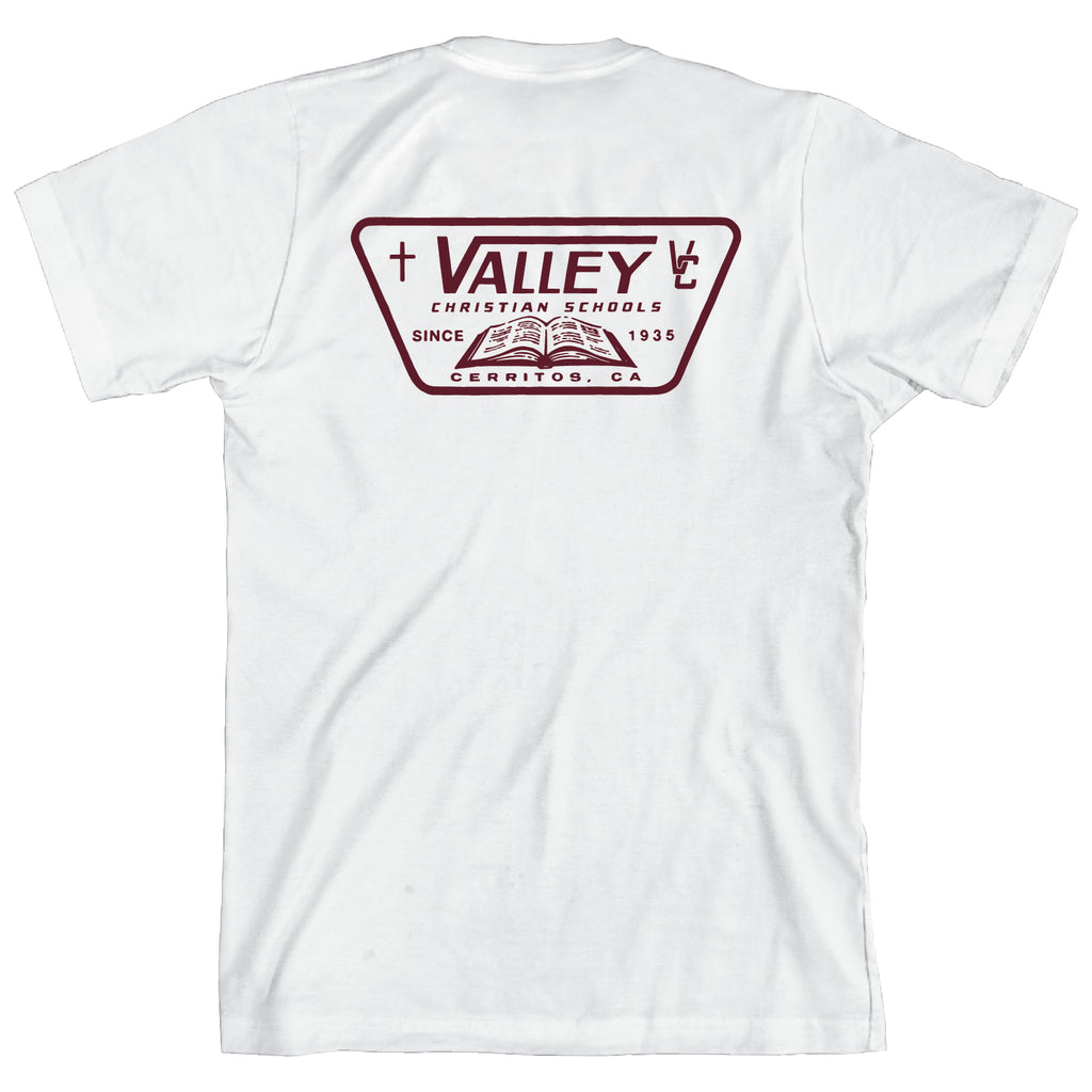 Valley Shield Youth T-Shirt White