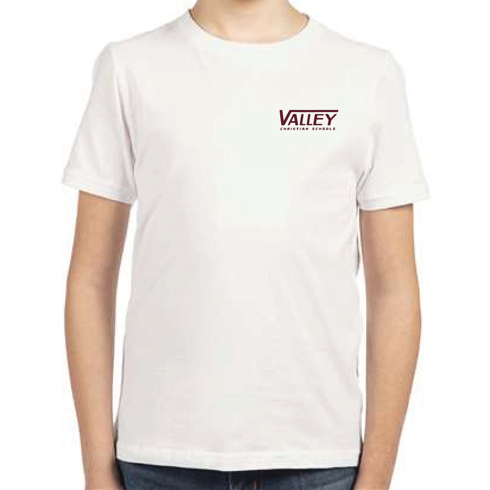 Valley Shield Youth T-Shirt White