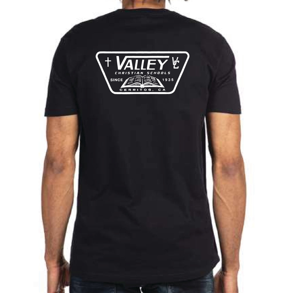Valley Shield Adult T-Shirt Black
