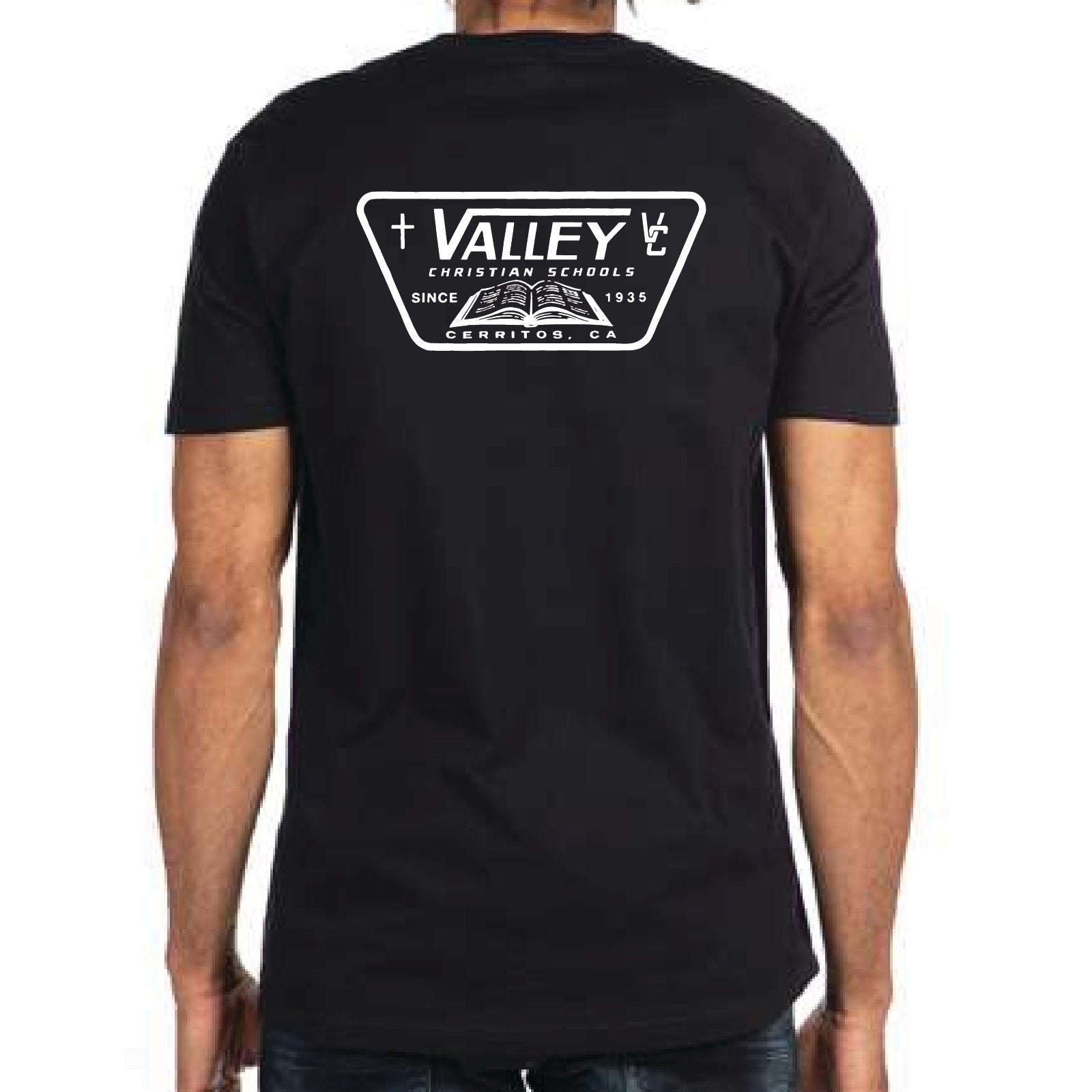 Valley Shield Adult T-Shirt Black