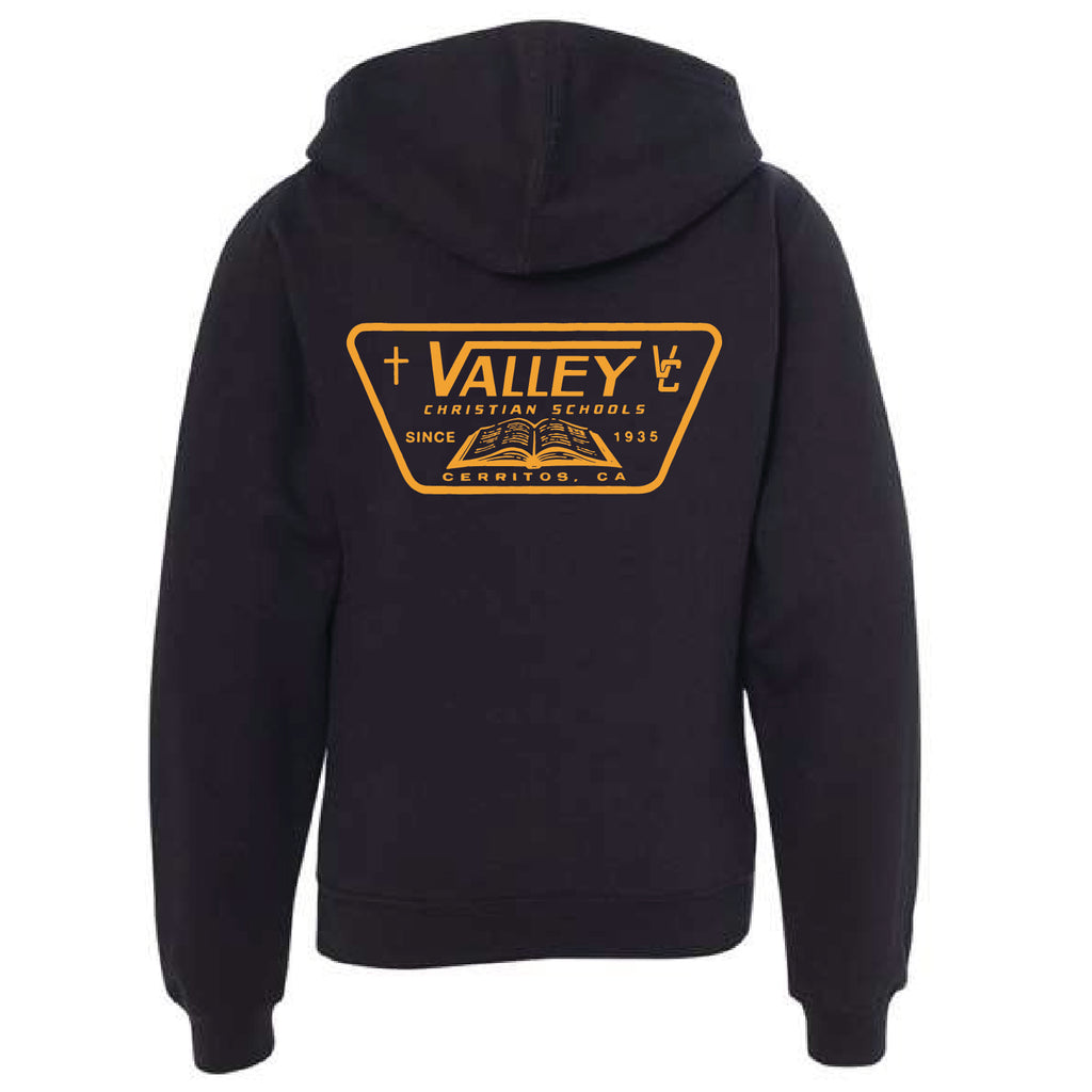 Valley Shield Youth Hoodie Black