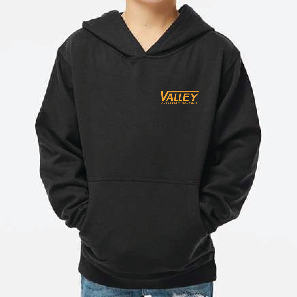 Valley Shield Youth Hoodie Black
